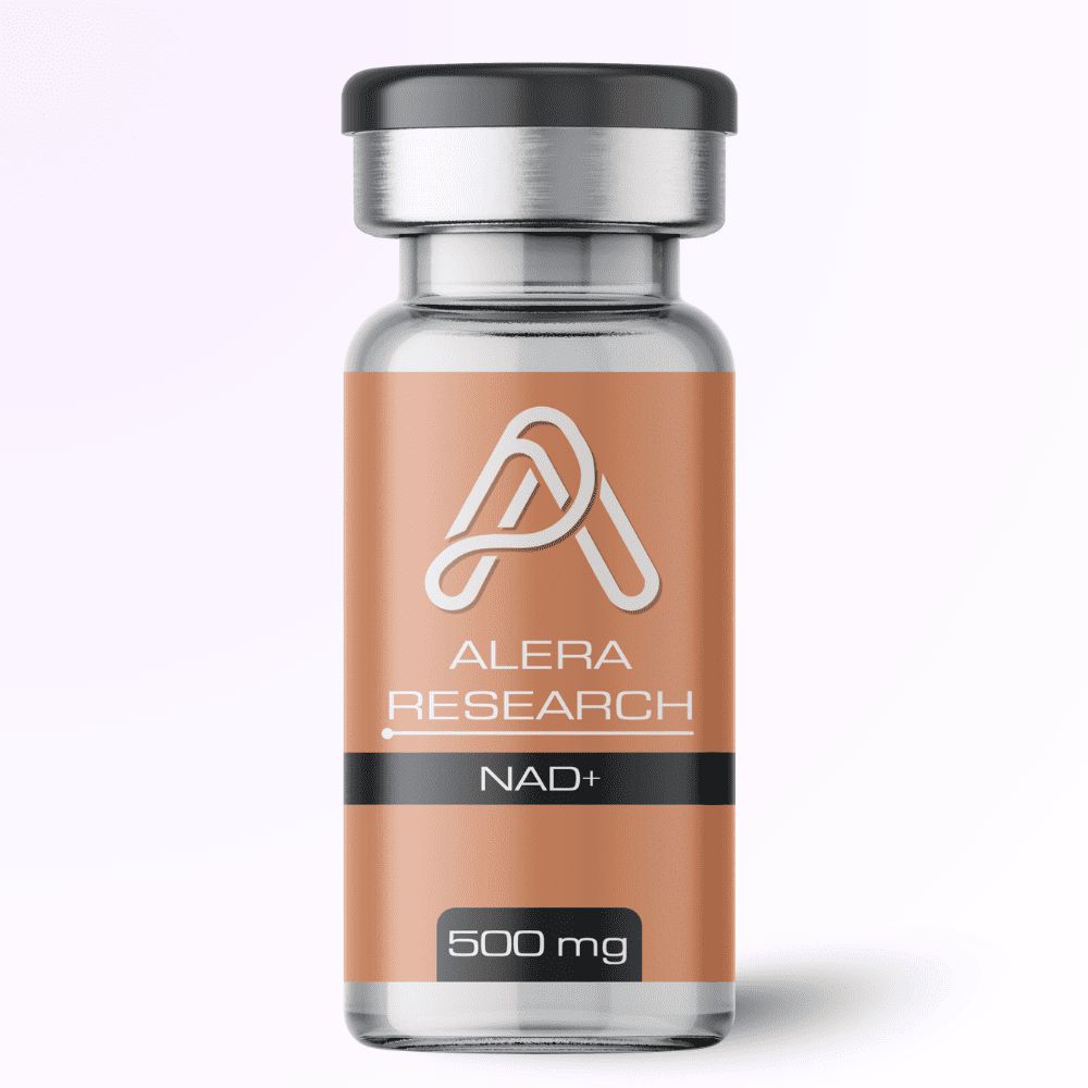 NAD 500MG bottle from Alera Research
